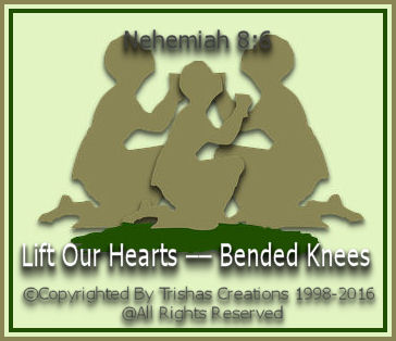 The devil can see the outward manifestations of our lifted hands towards the heavens and towards our Father God, and he knows whatâs going on when we bow down.