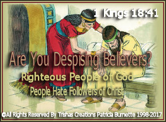 Across the world so many non– believers, despise us, did you actually know that? Did, you know that they can’t stand us, because of what and whom we believe in?