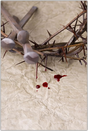 Crown of Thorns and Jesus' Blood