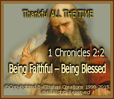 Being Faithful – Being Blessed