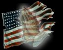 Flag-Praying Hands Image