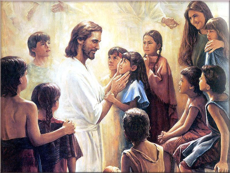 Jesus Blessing Children