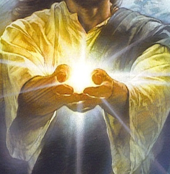 "I am the light of the world. Whoever follows me will never walk in darkness but will have the light of life." 