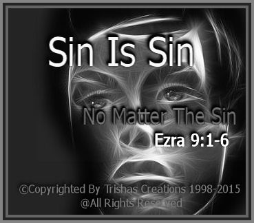 Sin is sin, we should never take sins we commit lightly, we know we sinned and we should immediately