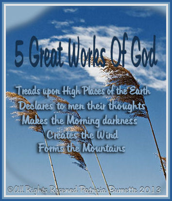 5 Great Works Of God