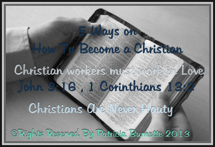 5 Ways on How To Become a Christian
