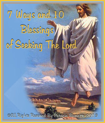 7 Ways and 10 Blessings of Seeking The Lord