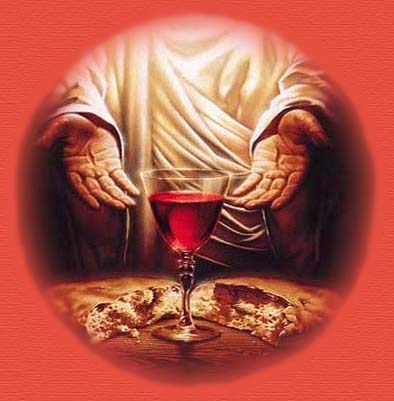 Jesus With Bread and Wine