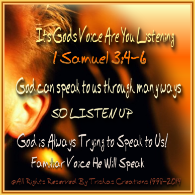 God spoke to Samuel, in a familiar voice, that he knew, so he wouldn’t be frightened. Because Samuel knew Eli’s voice, so when God called to him, the voice did sound like Eli’s.