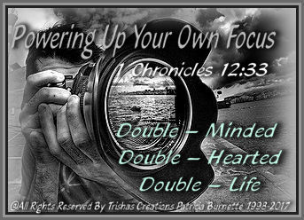 God, taught many in the BIBLE to be “Single-Minded” for a purpose. Just like He called Abraham, he told him to leave his past behind and to focus in the place that God would show him. That’s in Genesis 12:1