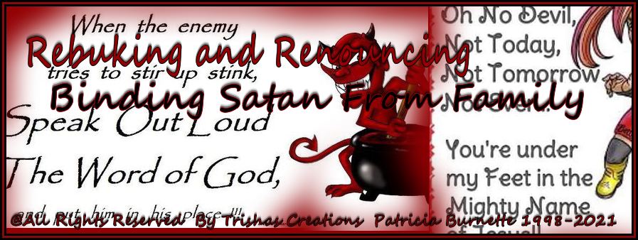 rebuking satan out loud